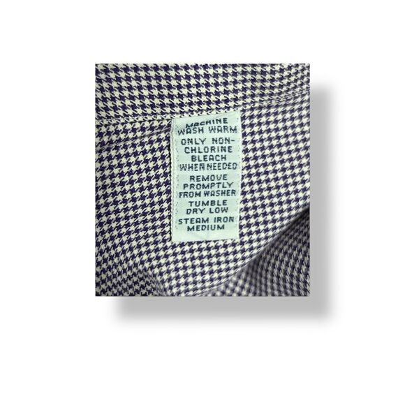 Ralph Lauren Men’s XXL Purple Houndstooth Check Classic Fit Button Down Shirt - Picture 8 of 9